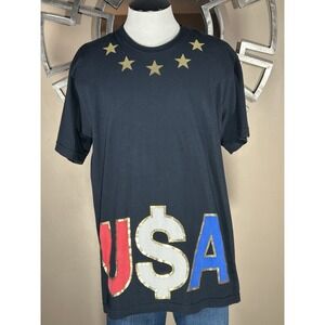 Floyd Mayweather The Money Team Promotions USA Stars  TMT Shirt Men's Boxing‎ L